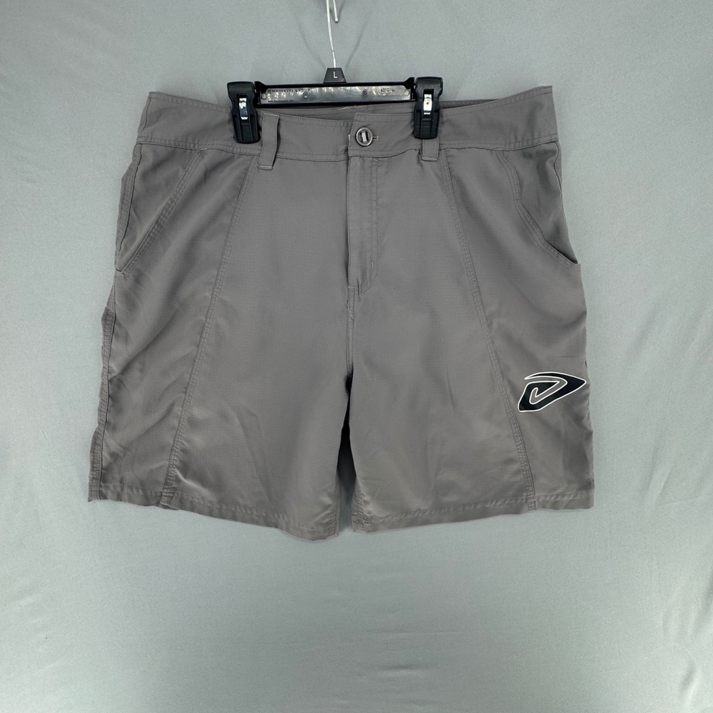 Denali Mens Gray‎ Ripstop Performance Hiking Shorts Size XL Gray Activewear